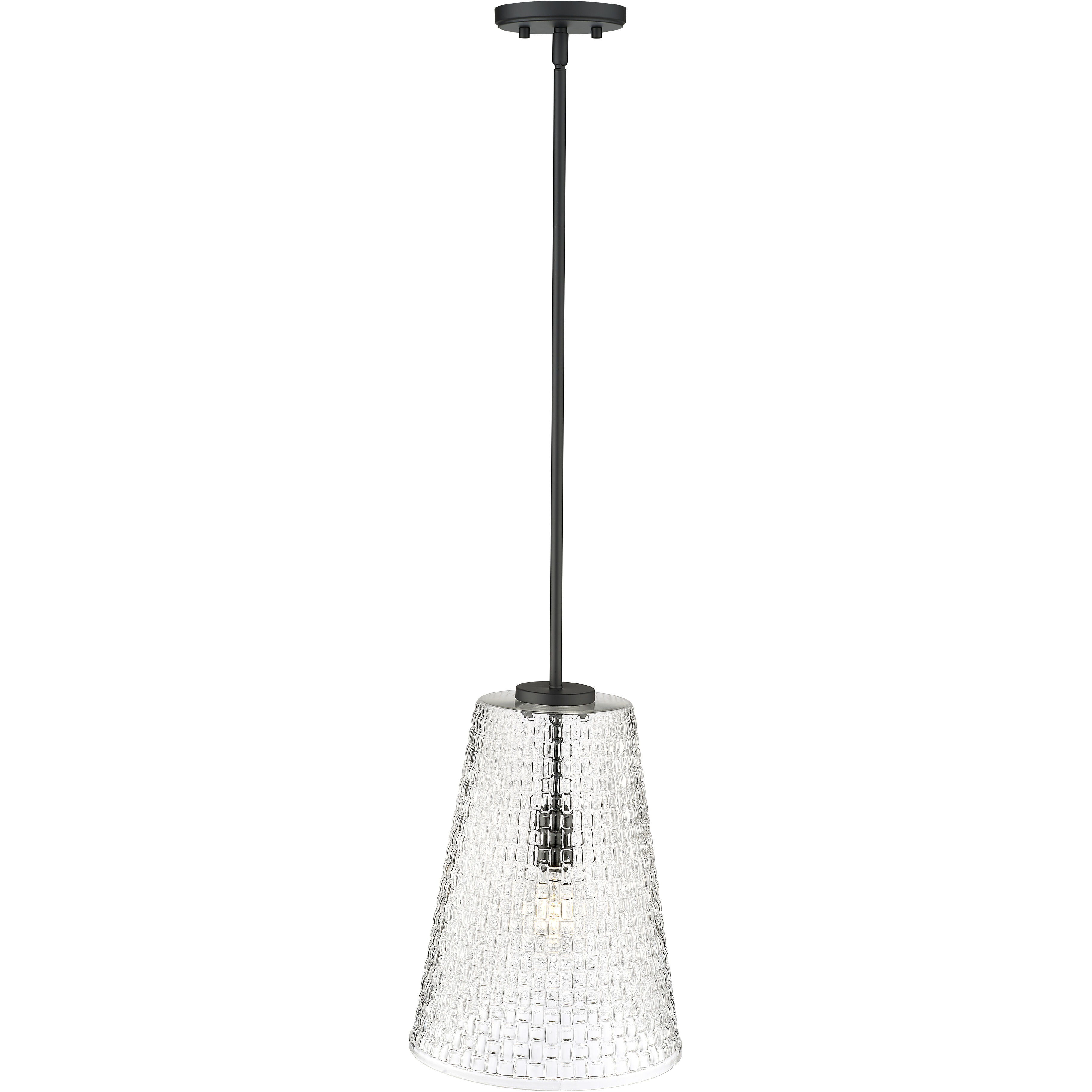 Saben 1 Light 11 inch Matte Black Pendant Ceiling Light